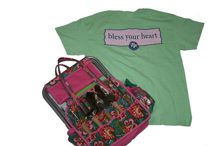 "It's a Girl Thing" southern t-shirt & Garden Tote which includes all the gardening hand tools you need.